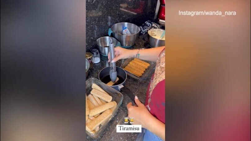 Masterchef 'spinge' Wanda Nara: ecco il tiramisù!