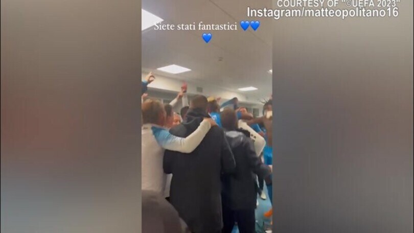 Napoli, negli spogliatoi parte la festa: "Vinceremo il tricolor..."