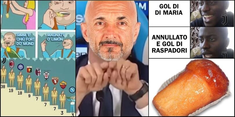 Juve-Napoli social: l'ironia amara dei bianconeri e gli sfottò azzurri