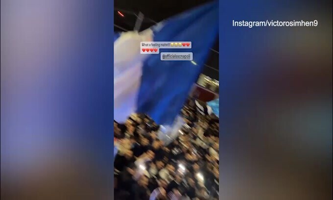 Napoli, l'orgoglio di Osimhen: "Che sensazione ragazzi"