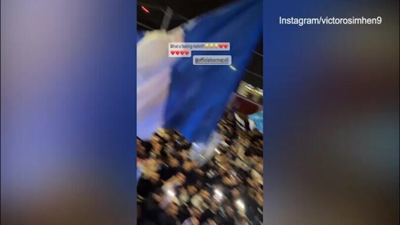Napoli, l'orgoglio di Osimhen: "Che sensazione ragazzi"