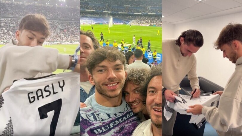 Gasly va pazzo per la Juve e per Rabiot!