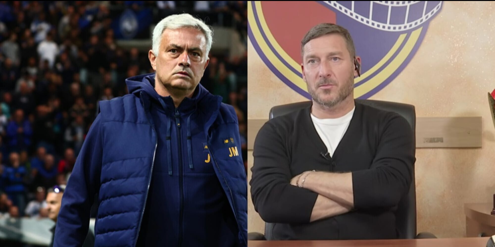 Roma, Mourinho show con Totti: "Più che di te avrei bisogno di Aldair"