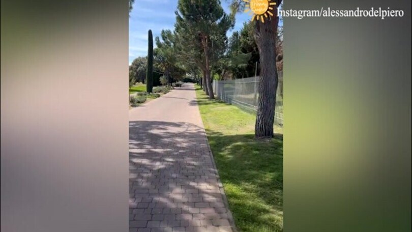 Corsetta mattutina per Del Piero