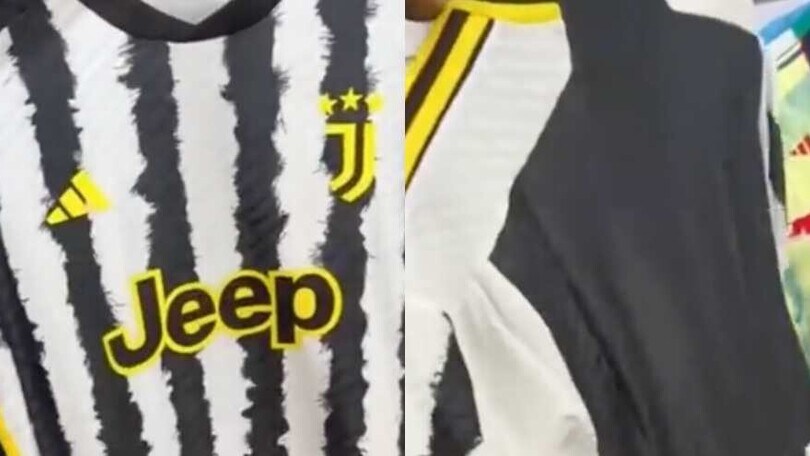 Juve, sui social la nuova maglia 2023-2024: ma non è quella vera
