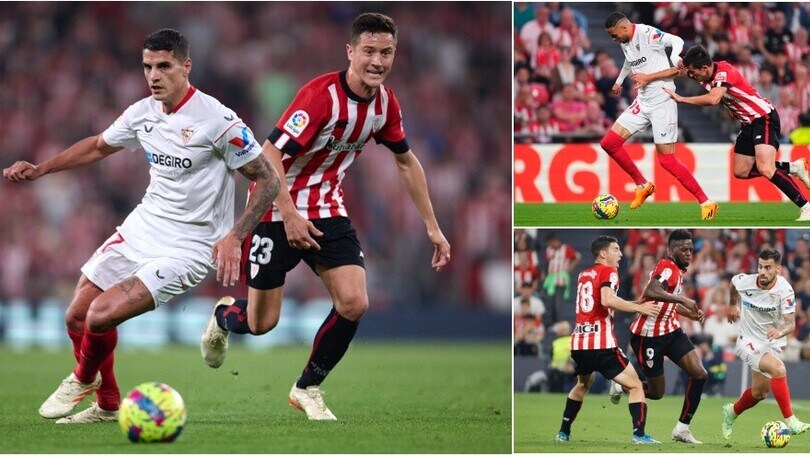 Siviglia, vittoria in extremis verso la Juve: Ocampos stende l'Athletic