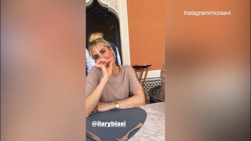 Festa a Marrakech, le immagini di Ilary con Bastian