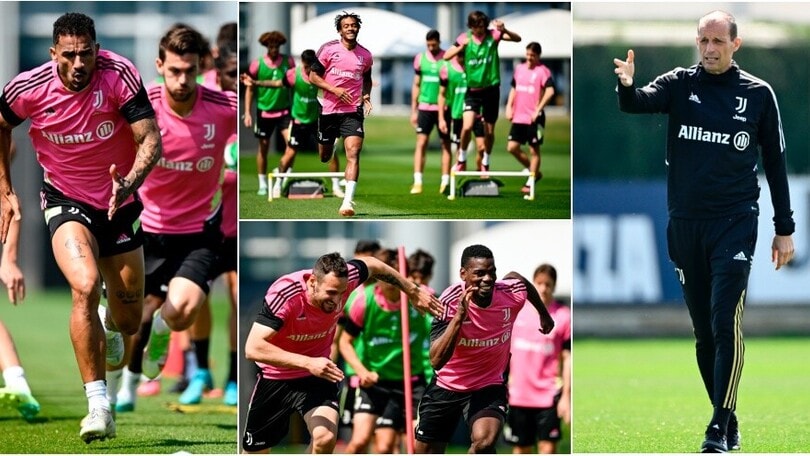 Juventus, Gatti sfida Pogba sulla corsa: l'allenamento verso il Bologna