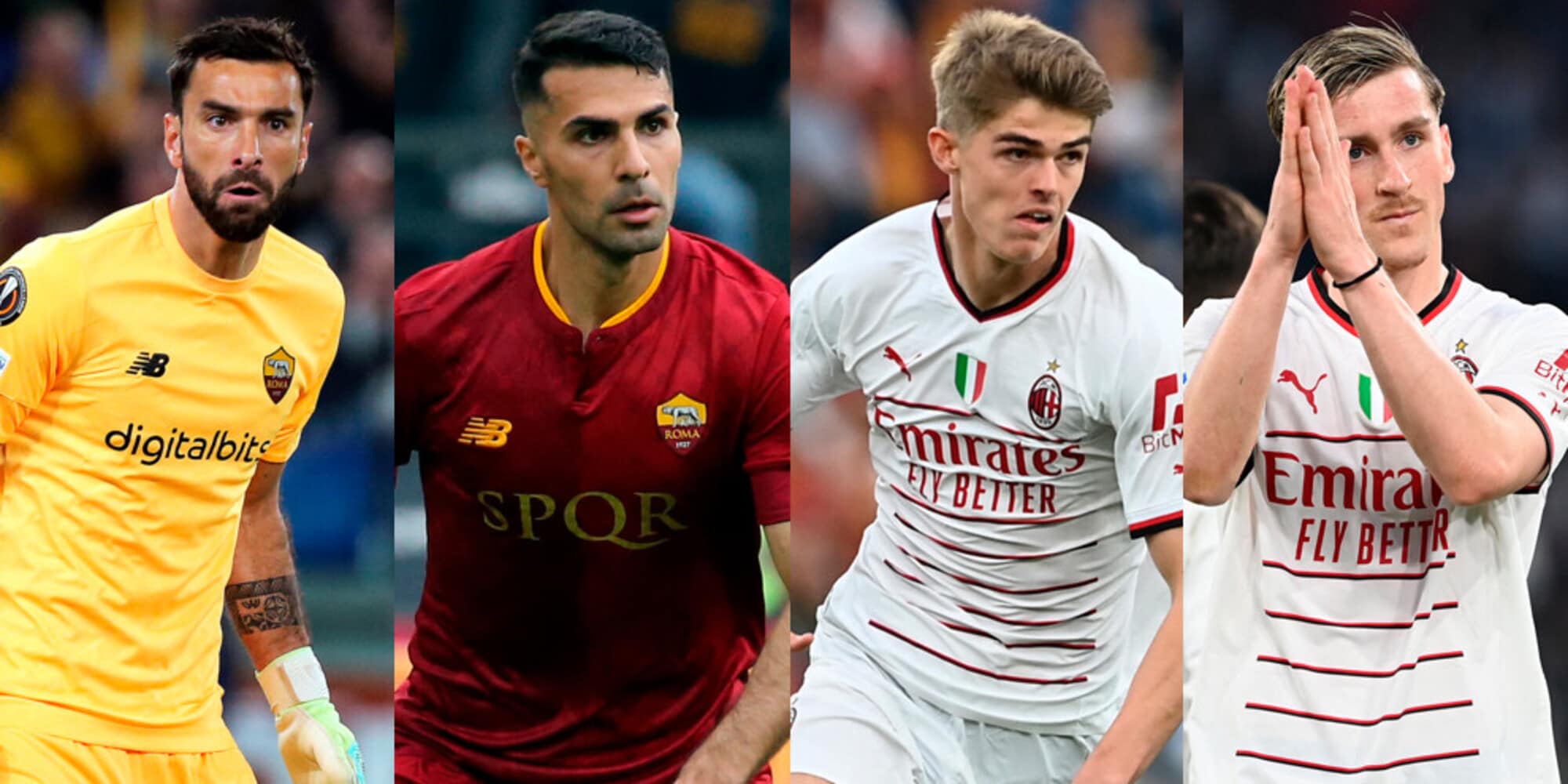 Roma-Milan, le pagelle: De Ketelaere ennesimo flop, Celik accende Mourinho