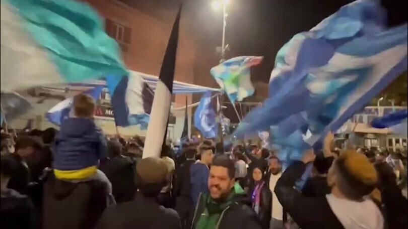 Napoli, nottata di festa per i tifosi