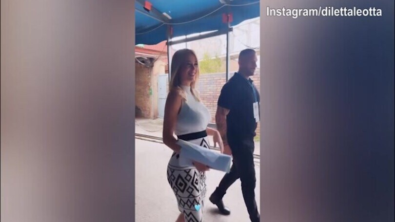 Diletta Leotta, domenica di emozioni intense al "Maradona"