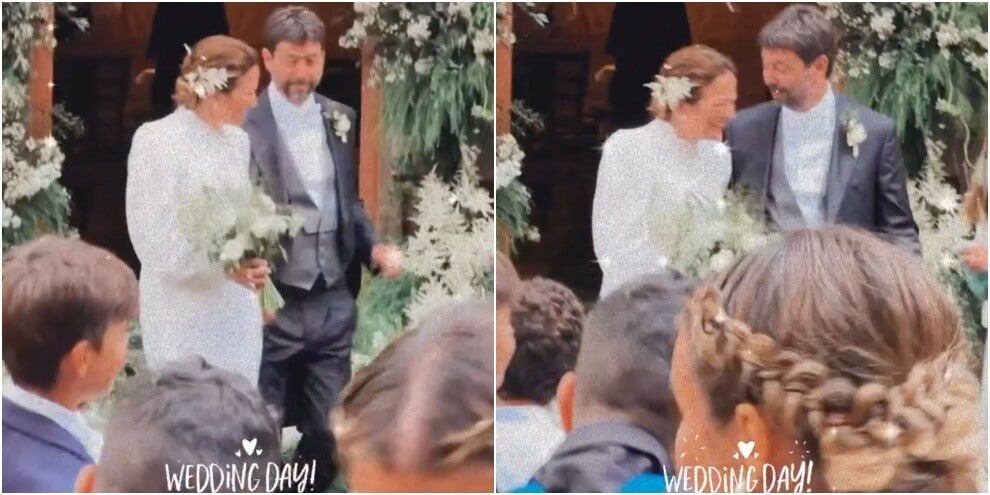 Andrea Agnelli e Deniz Akadin, gli sposi escono dalla chiesa