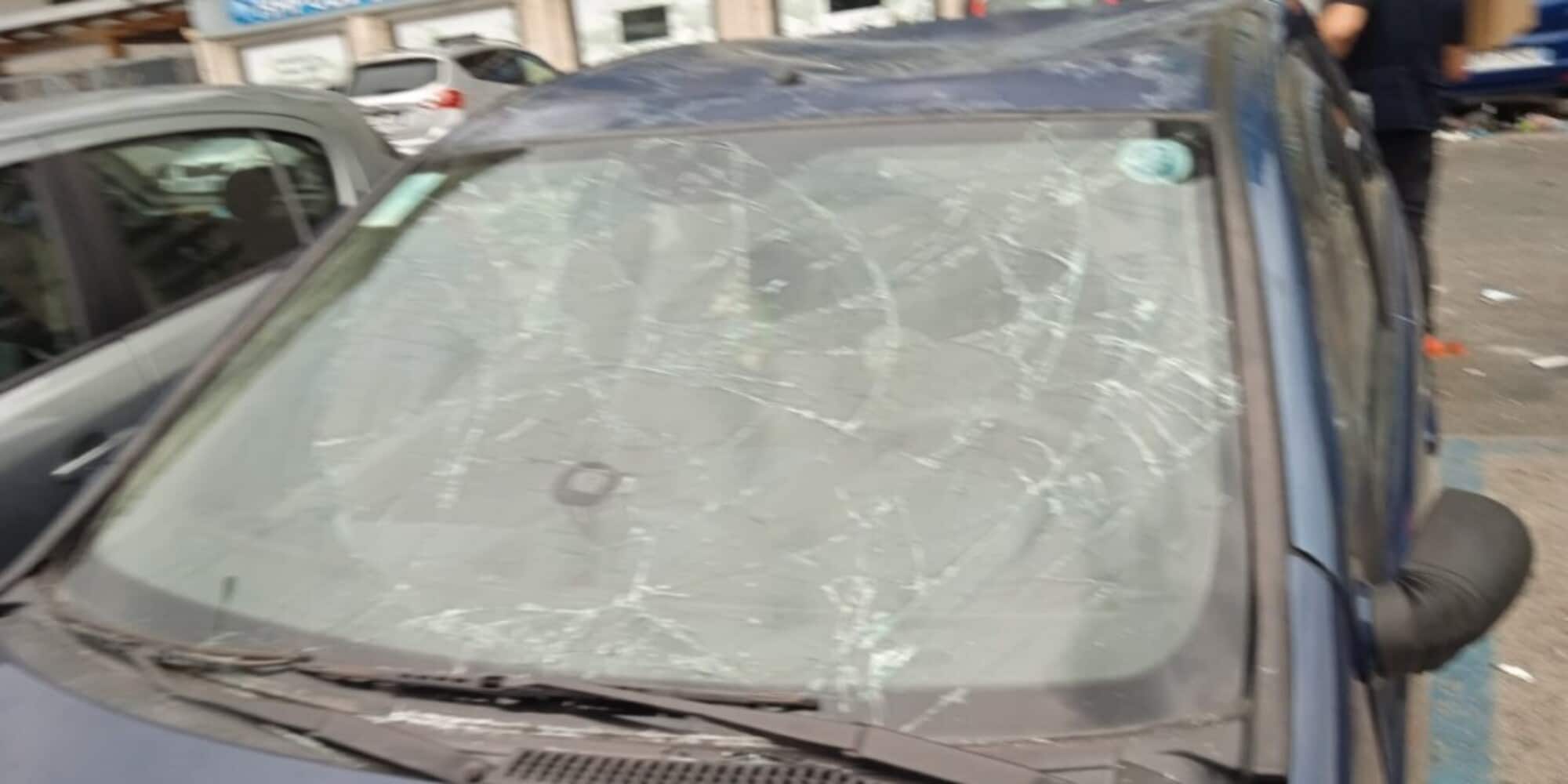 Napoli, decine di auto vandalizzate al Maradona dopo il pareggio con la Salernitana