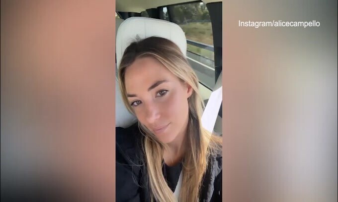 "Country roads": pomeriggio in auto per Lady Morata