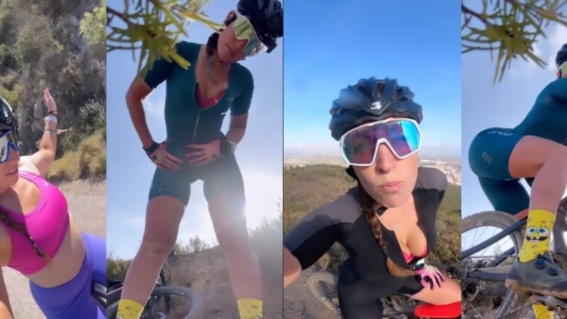 Cecilia Sopeña, la pornostar si dà al ciclismo