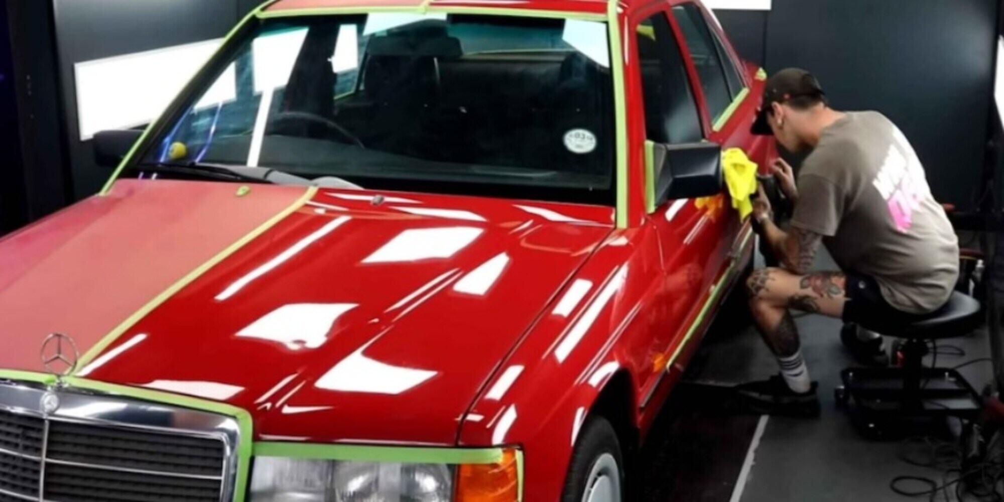 Restauri da sogno: ecco come è diventata una "vecchia" Mercedes 190e