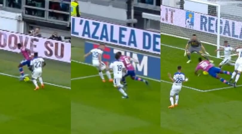 Pogba pazzesco: giù in area, neanche replay