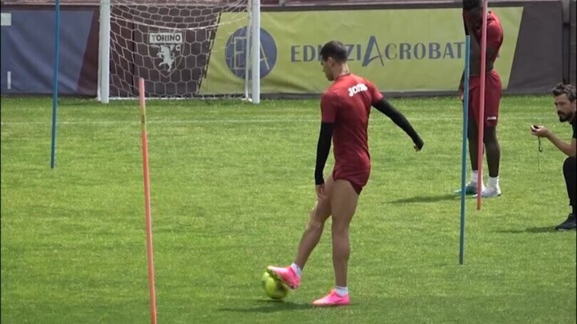 Torino, le immagini dell'allenamento a porte aperte