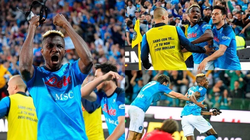 Osimhen firma il gol Scudetto, Napoli Campione d'Italia: 1-1 con l'Udinese