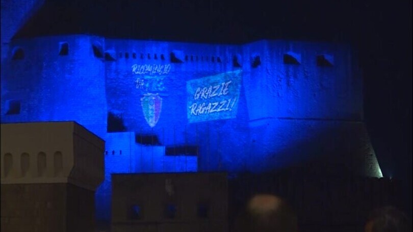 Napoli Campione d'Italia, sul lungomare si festeggia