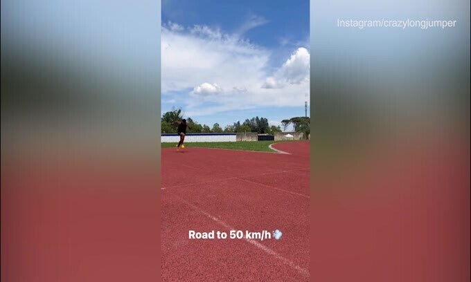 Atletica, Marcell Jacobs tocca i 50 km/h: il video social