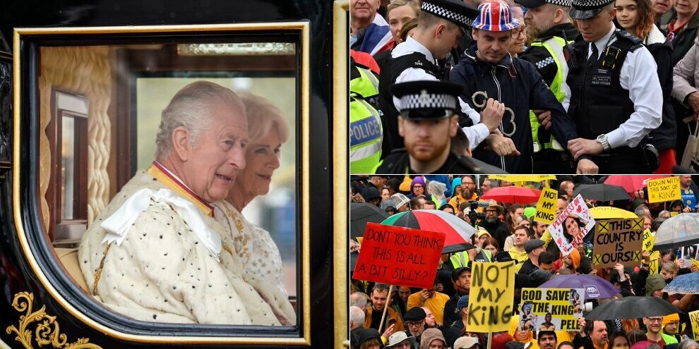 Re Carlo III, l'incoronazione: proteste e arresti a Londra