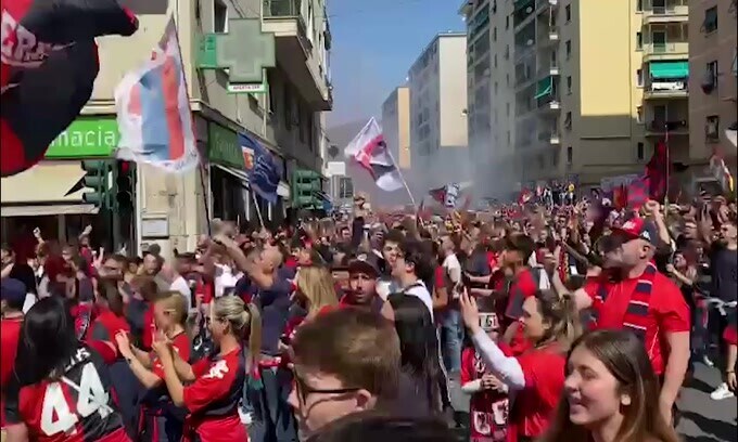 Entusiasmo travolgente a Genova: oggi può essere il giorno promozione