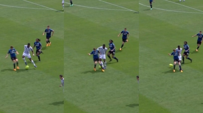 Pogba, suola e tacco: la magia in Atalanta-Juventus
