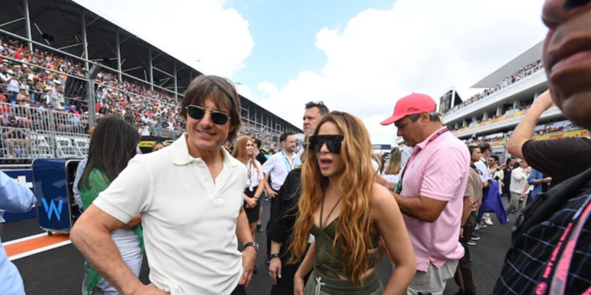 F1, GP Miami: Shakira e Tom Cruise paparazzati ai box