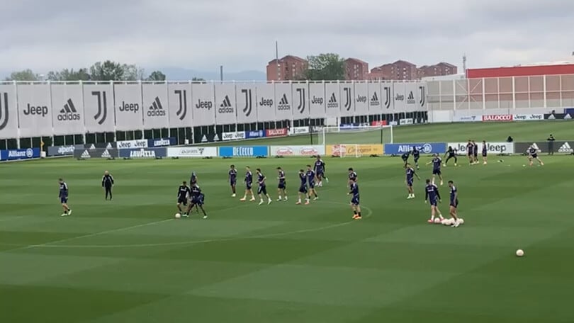 Juve d'Europa: via all'allenamento, Siviglia nel mirino