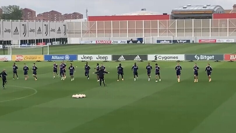 Juve, si alza il ritmo alla Continassa