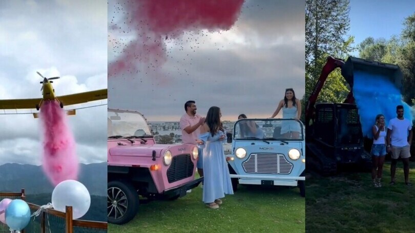 Gender reveal e motori: quando la moda social diventa assurda