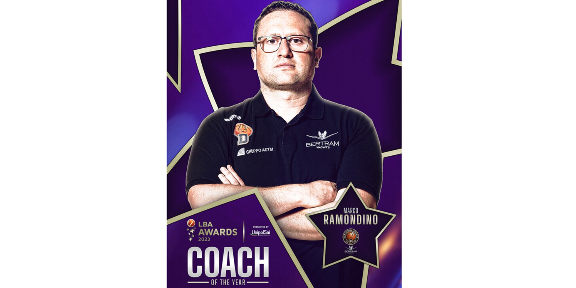 Bertram Derthona: Marco Ramondino è il ‘Coach of the Year’ di LBA