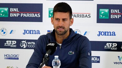 Tennis, Djokovic vota Alcaraz: "A Roma è l'uomo da battere"