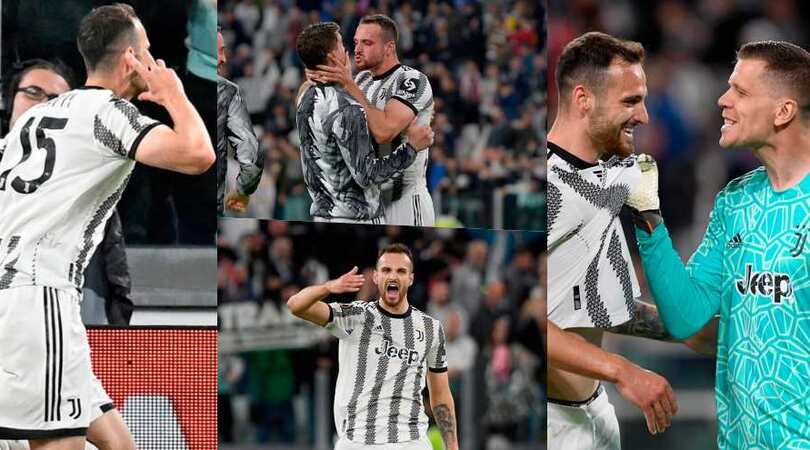 Gatti come Toni: l'esultanza dopo il gol e la carica dei compagni
