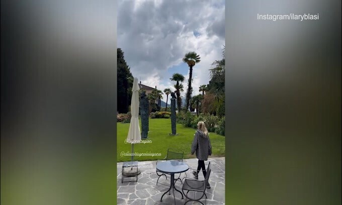 Ilary Blasi, weekend di festa a Lugano