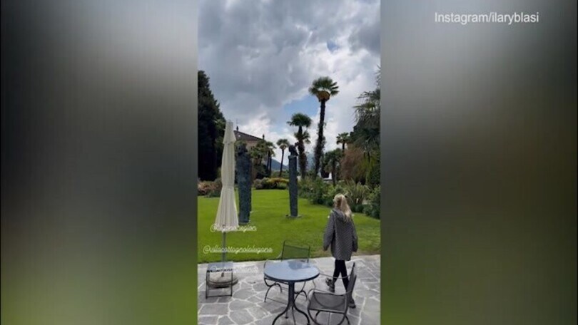 Ilary Blasi, weekend di festa a Lugano