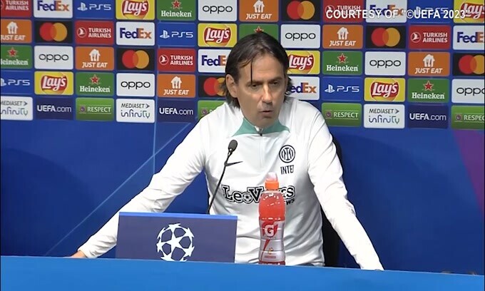 Inzaghi: "L'arbitro francese non è un problema"