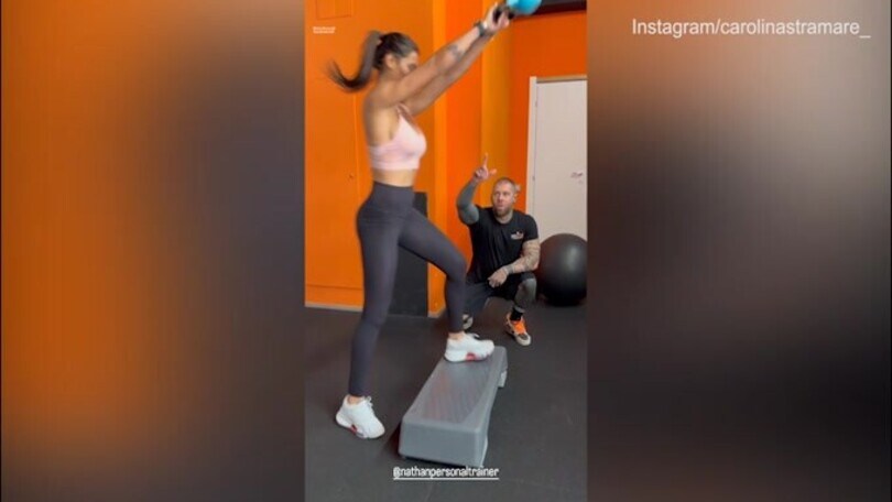 Carolina Stramare hot: ecco l'allenamento super in palestra