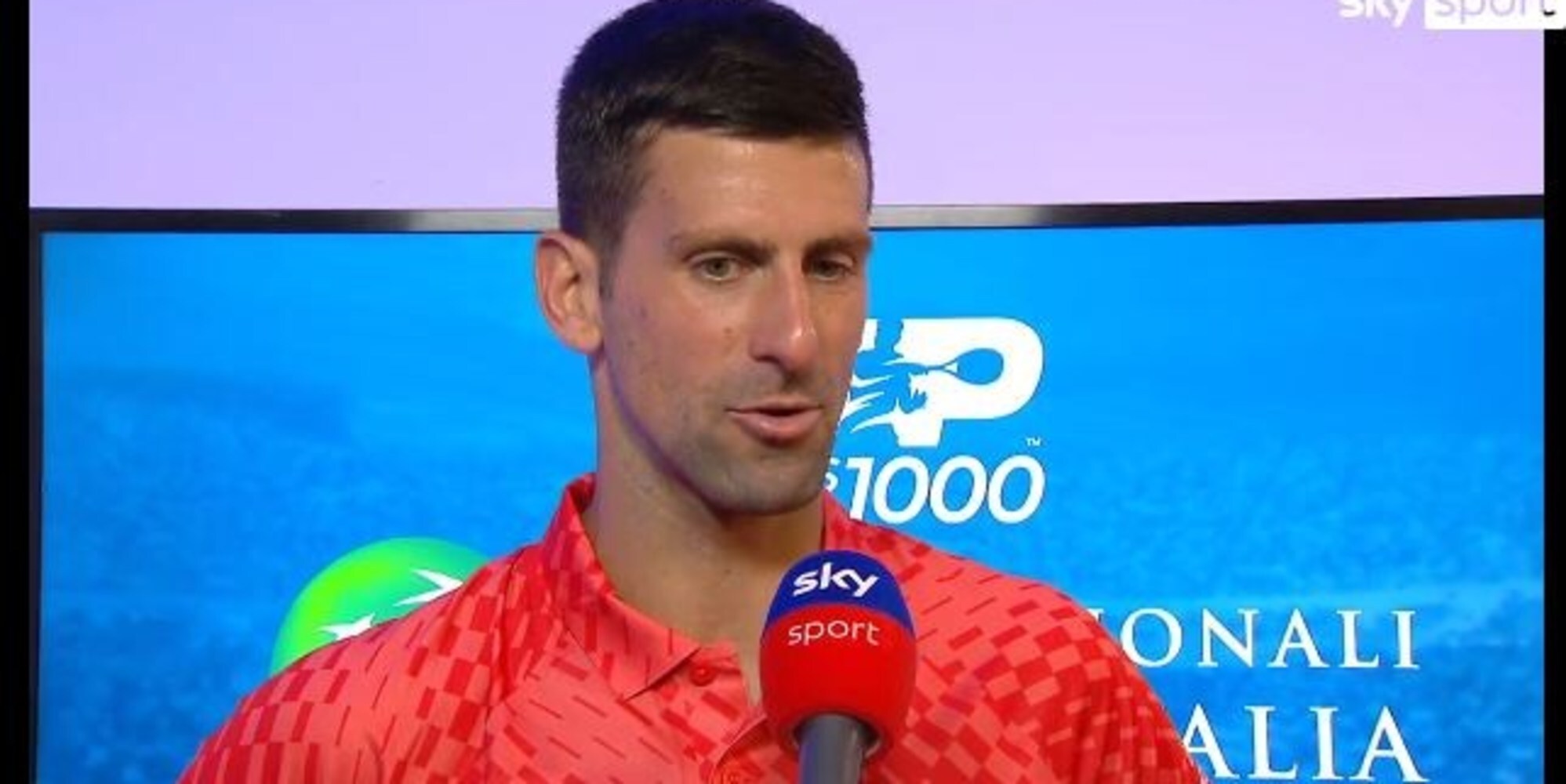 Tennis, Djokovic: "Tifo Milan. È difficile, ma vediamo come finisce"