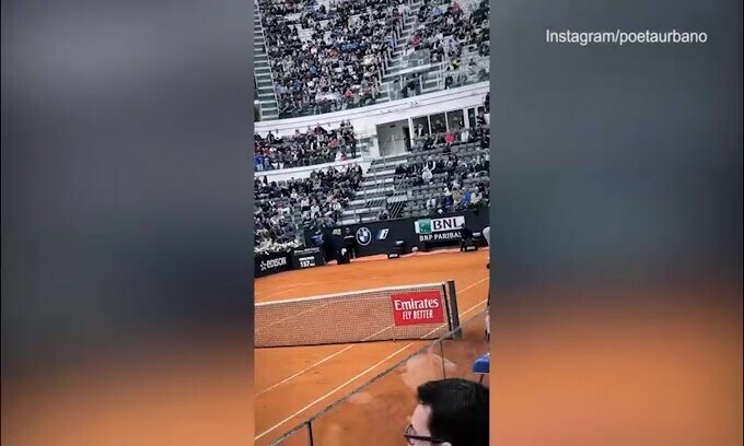 Rocco Hunt va a Roma per vedere Djokovic: il video social