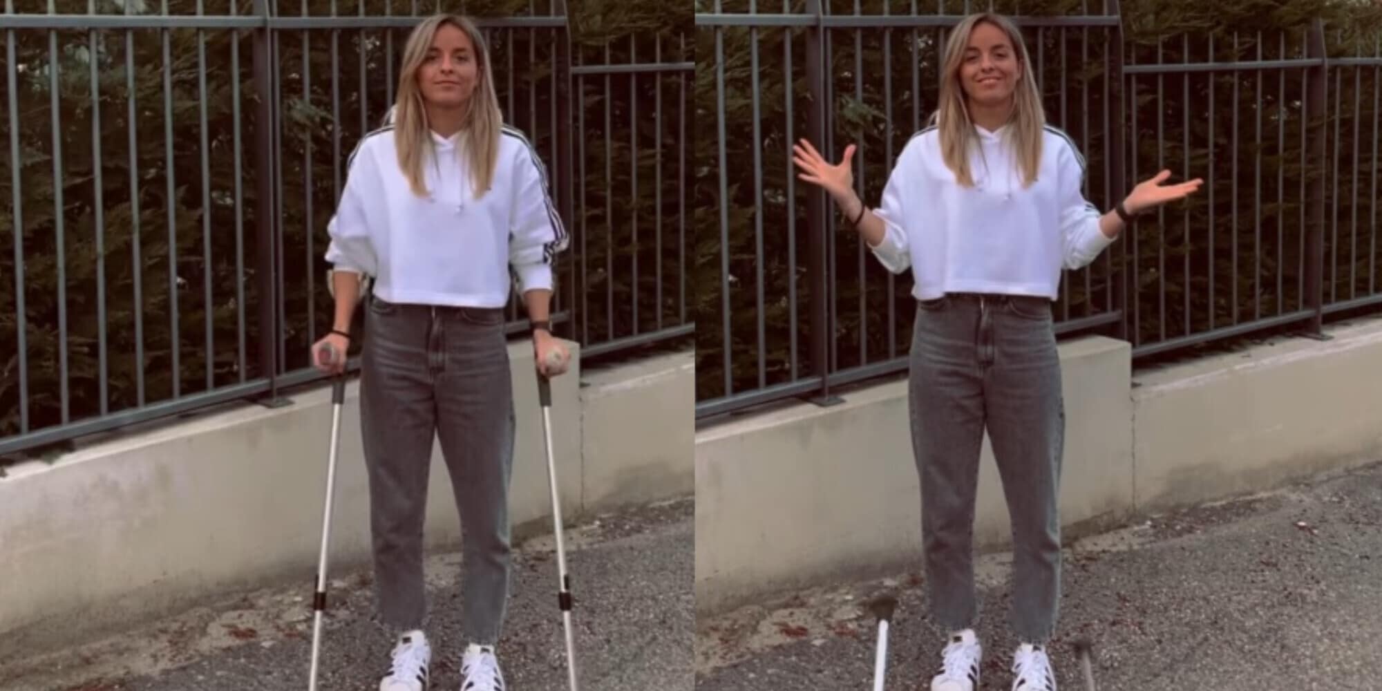 Juve Women, Rosucci due mesi dopo l'operazione: addio stampelle