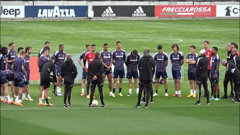 Juve, discorso di Allegri prima della rifinitura