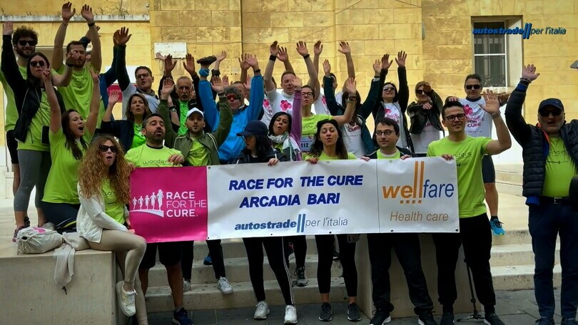 Running, il Team ASPI a Bari per la "Race for the cure"