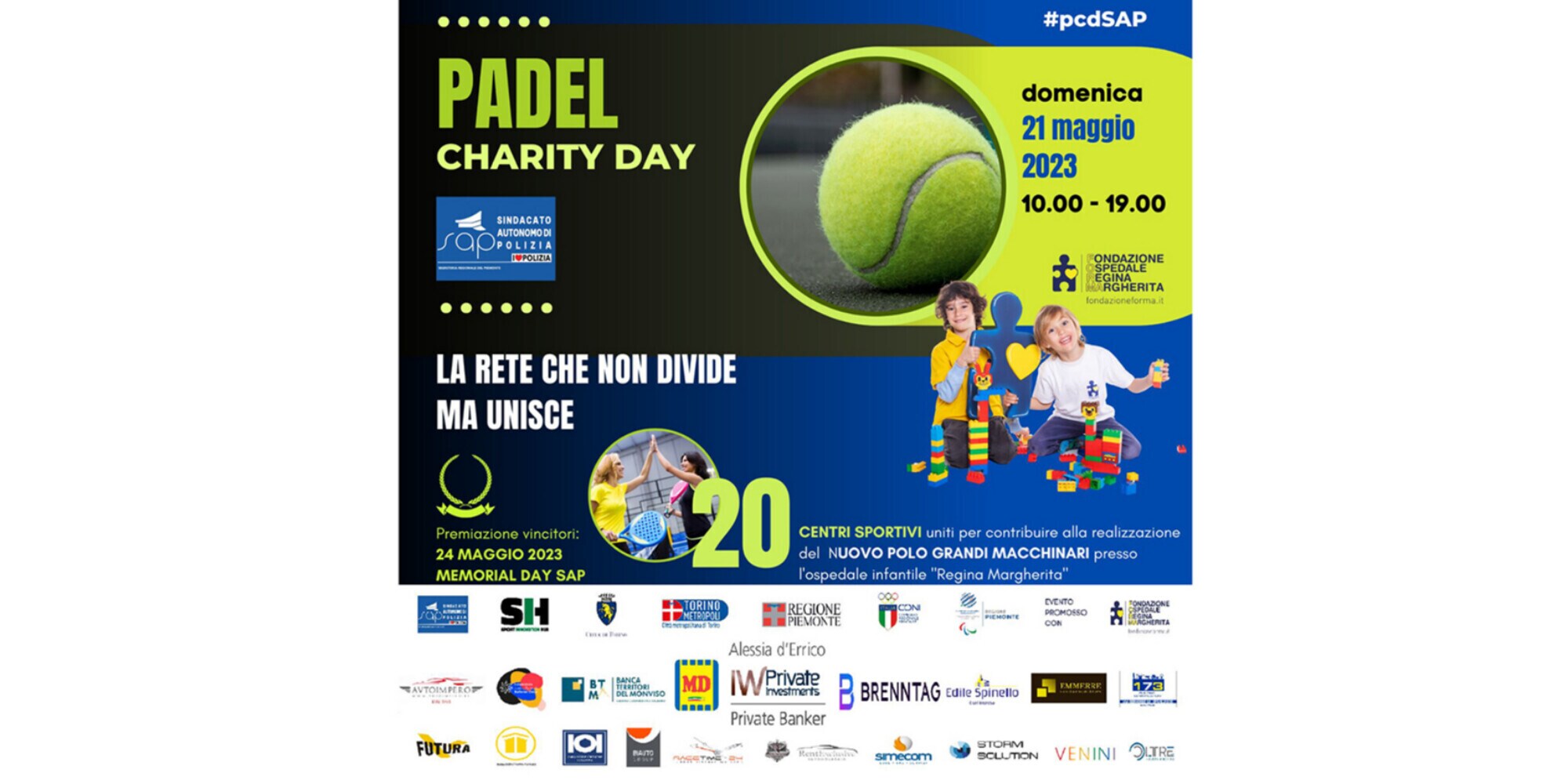 Sindacato Autonomo di Polizia, il 21 maggio il “Padel Charity Day”
