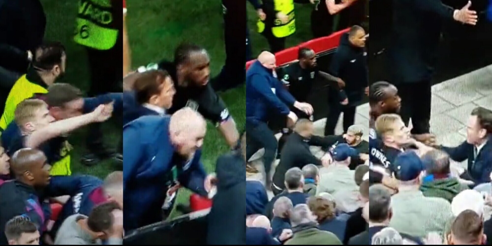 AZ-West Ham nella follia: i giocatori proteggono le famiglie dagli ultras