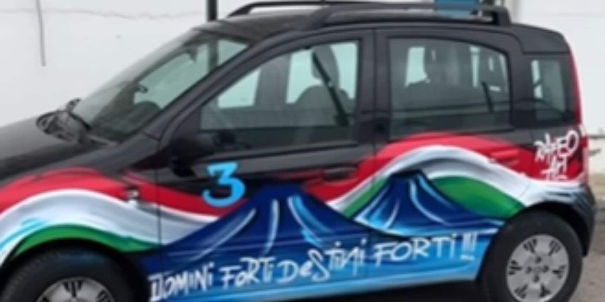 Fiat Panda, quella di Spalletti ha i colori dello scudetto del Napoli