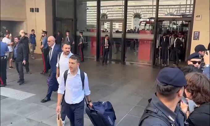 Coppa Italia, la Fiorentina è arrivata a Roma