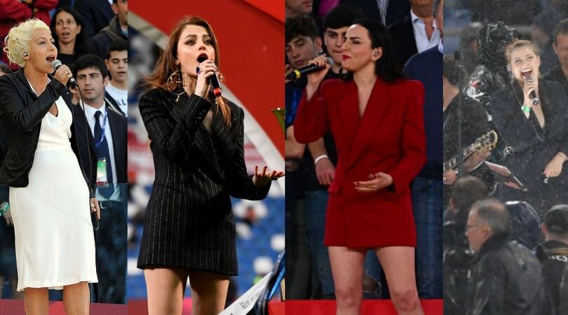 Coppa Italia, Gaia canta l'inno: tutte le esibizioni dal 2011 a oggi