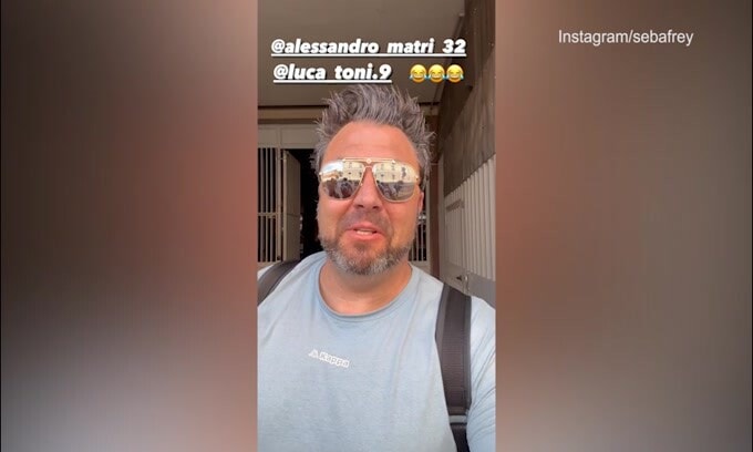 Frey scherza con Matri e Toni: "Questi qualche gol..."